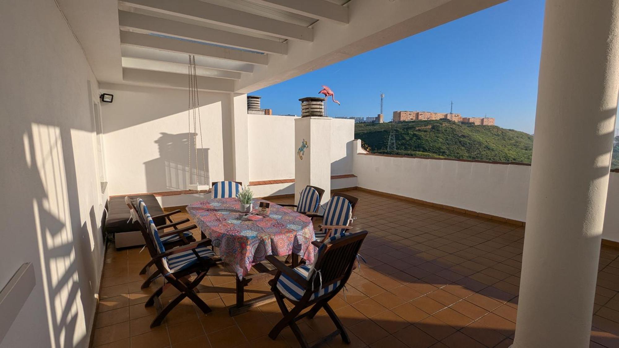 Апартаменты Atico Arcos Terraza Relax Аркос де ла Фронтера Экстерьер фото