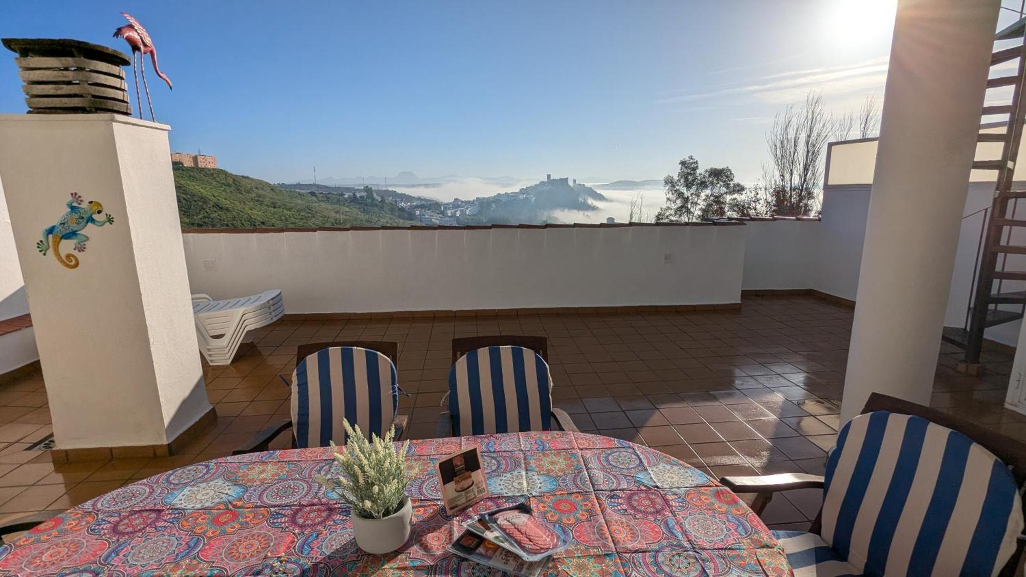 Апартаменты Atico Arcos Terraza Relax Аркос де ла Фронтера Экстерьер фото